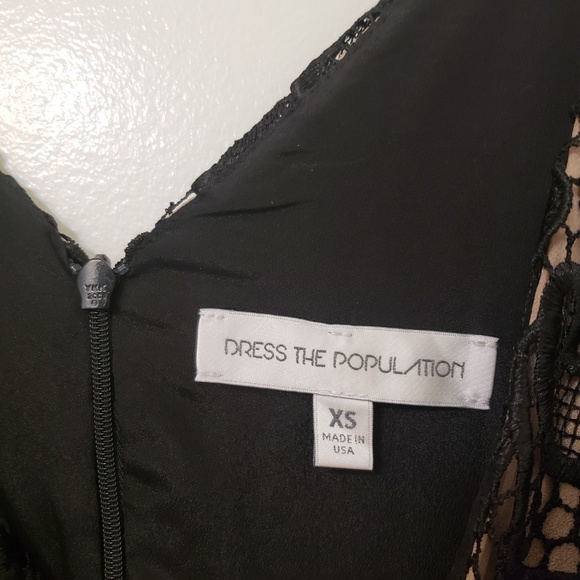 Dress The Population lace mini dress XS - Picture 5 of 8